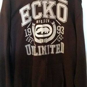 Ecko unlimited brown hoodie